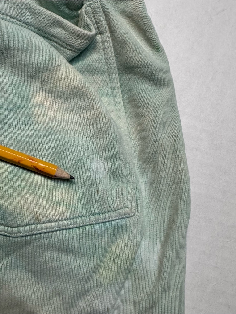 CHNGE Unisex Mint Green Organic Cotton Tie Dye Sweatpants Size: Small - Picture 9 of 11